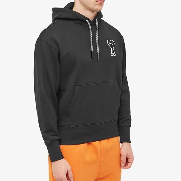 Limited Edition PUMA X AMI PARIS HOODY BLACK SIZE M - Picture 3 of 7